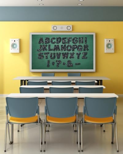 154 Pcs Large 7 Inch Glitter Bulletin Board Letters