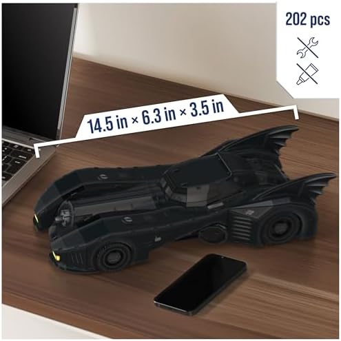 4D Build Retro Batmobile 3D Puzzle Kit