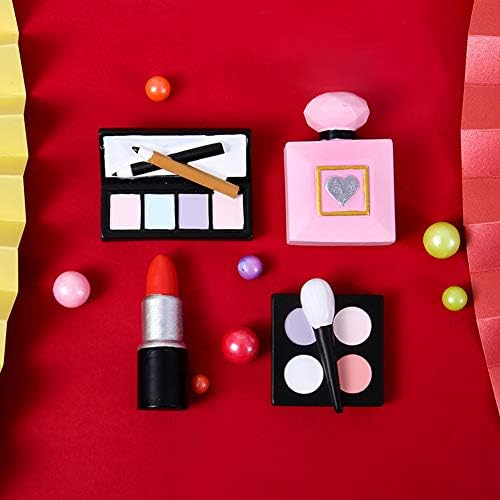 MEMOVAN Makeup Cake Topper 4 Pack Non-Edible