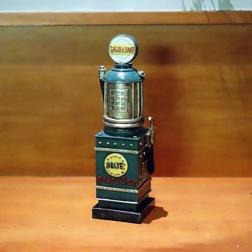 Retro Gas Pump Coin Bank Decorative Figurine