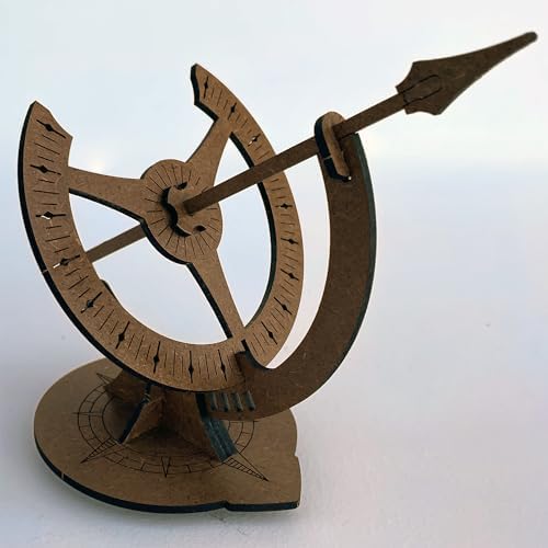 ABONG Wooden Sundial Kit - Equatorial Sundial