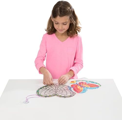 Melissa Doug Butterfly Stained Glass Sticker Kit