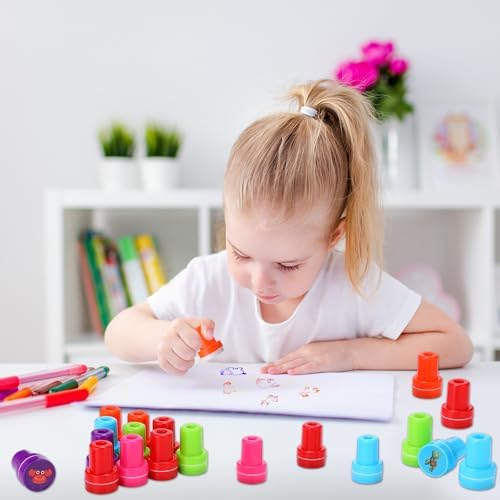 Animal Stamps for Kids 26Pcs Self Inking Stamps Party Favors