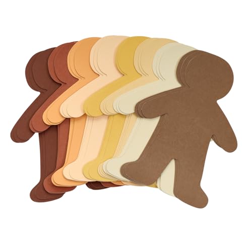 Colorations Multicultural People Shapes Set of 24