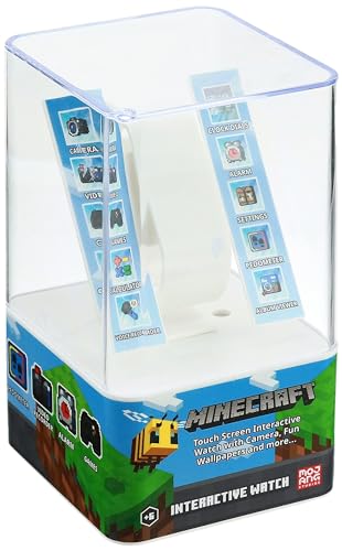 Minecraft Kids Smart Watch with Touchscreen and 10 Customizable Faces