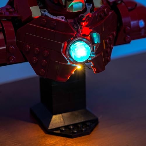 LED Lighting for LEGO Iron Man MK4 Bust 76327