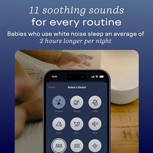 Nanit Sound and Light Smart Baby Night Light and Sound Machine