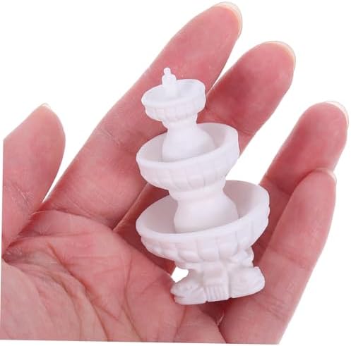 Garneck Miniature Fountain Decor for Micro Landscape Bonsai Table