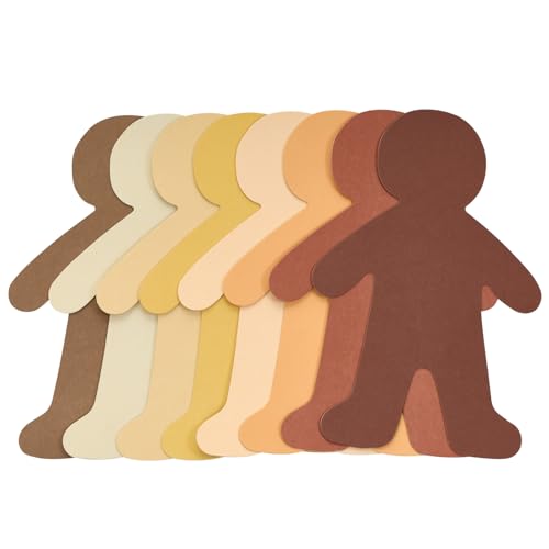 Colorations Multicultural People Shapes Set of 24