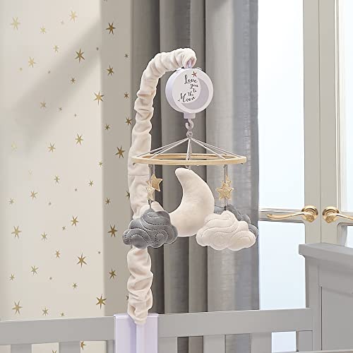 Lambs And Ivy Goodnight Moon Musical Crib Mobile Soother Toy Stars Clouds