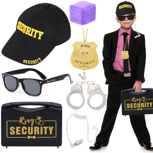 Kyson 7 Pcs Ring Bearer Security Set for Kids