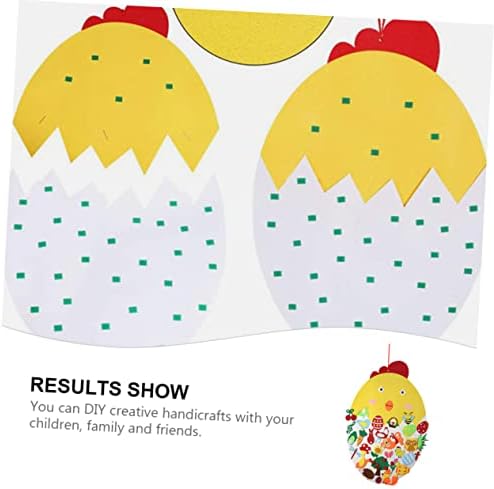 Easter Chick Felt Hanging Ornament for Kids DIY Craft