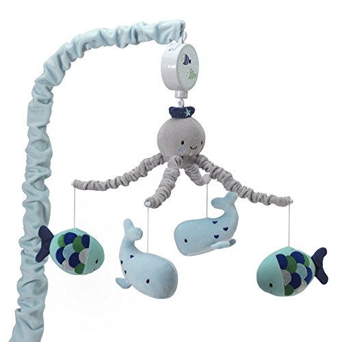 Lambs Ivy Ocean Musical Crib Mobile - Whale Theme