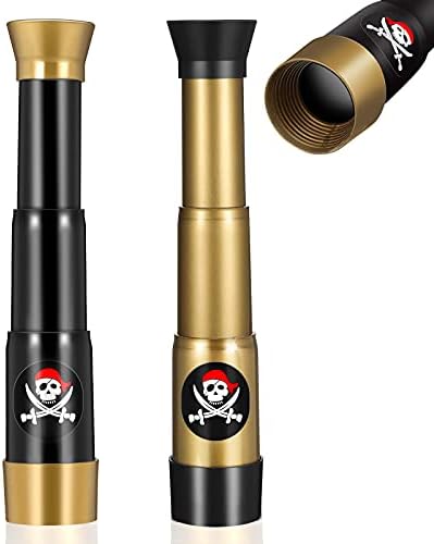 2 Pieces Retro Pirate Telescope Toy for Kids