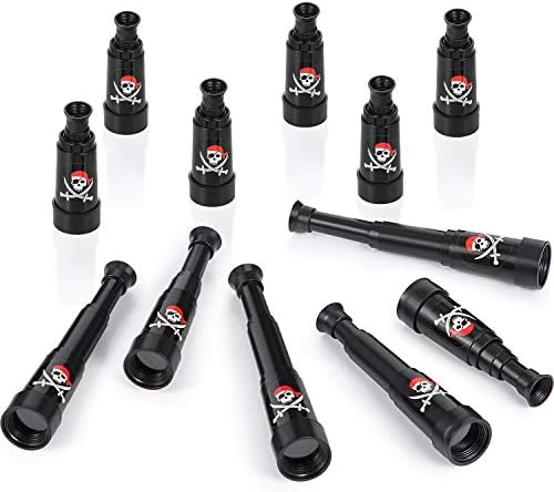 Gejoy 12 Pcs Pirate Telescope Party Favor Toy