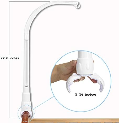 HLEEDUO 23 Inch Crib Mobile Arm Holder