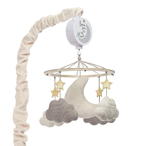 Lambs And Ivy Goodnight Moon Musical Crib Mobile Soother Toy Stars Clouds