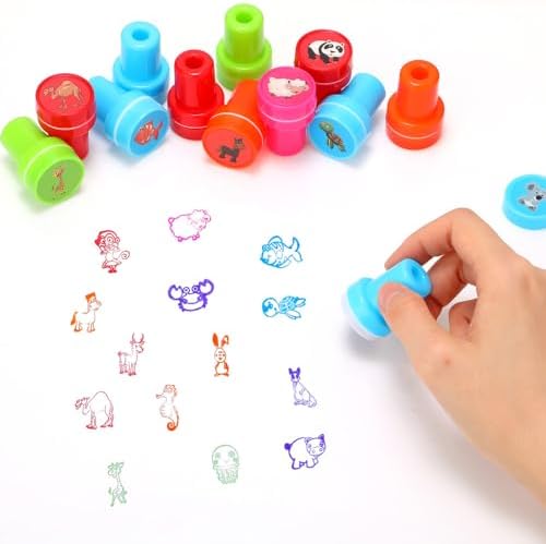 Animal Stamps for Kids 26Pcs Self Inking Stamps Party Favors