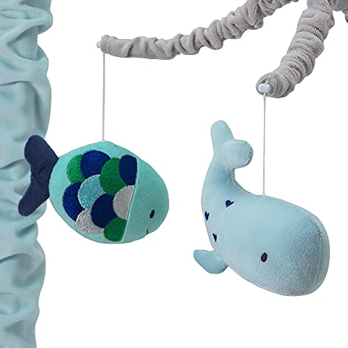 Lambs Ivy Ocean Musical Crib Mobile - Whale Theme