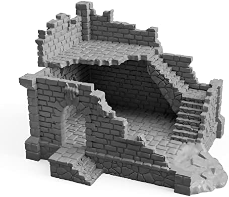 3DEGOS Modular Ruined Set for DND and RPG