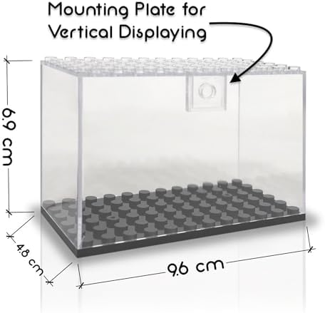 Minifigure Display Cases 4 Pack Acrylic Box