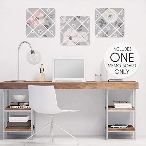 Sweet Jojo Designs Memory Photo Bulletin Board Blush Pink Gray White