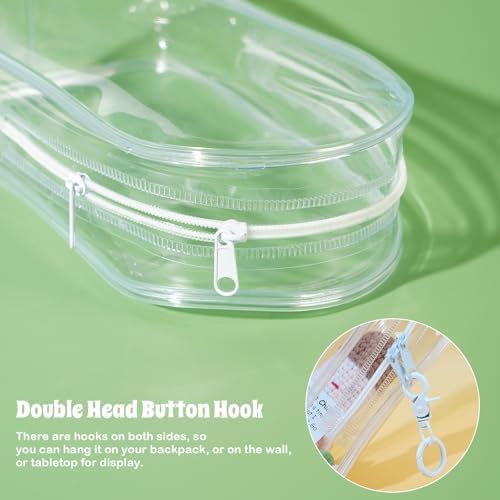 Clear Figure Display Bag with Keychain for Dolls