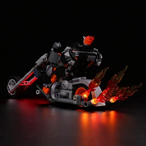 LED Lighting for LEGO Ghost Rider Mech Bike 76245