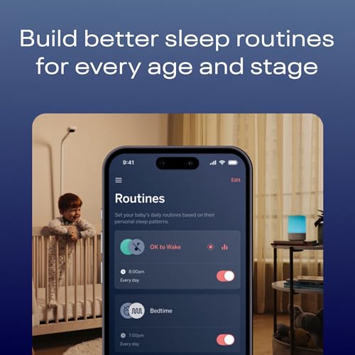 Nanit Sound and Light Smart Baby Night Light and Sound Machine