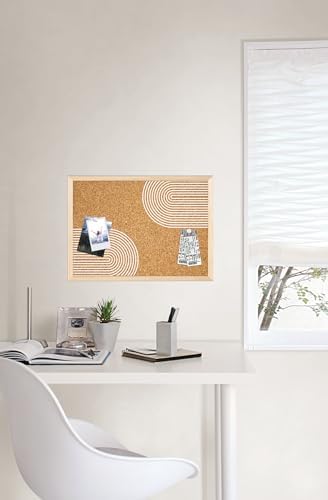 WallPops Modern Arches White Printed Corkboard HB6277
