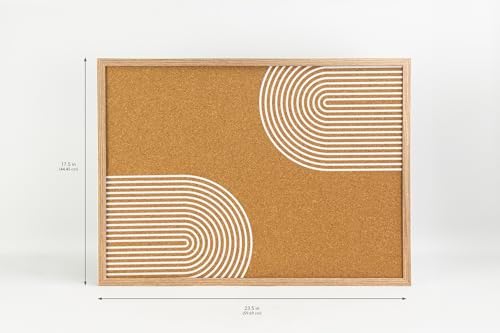 WallPops Modern Arches White Printed Corkboard HB6277
