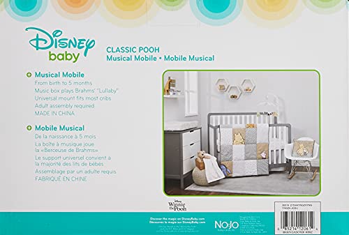 Disney Winnie The Pooh Musical Mobile with 4 Plush Characters