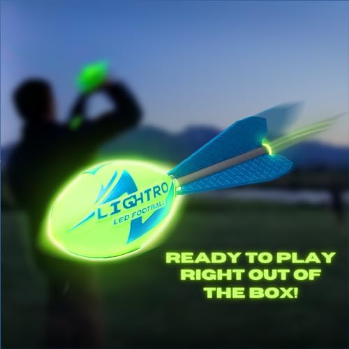 Lightro Foam Glow in The Dark Football with Smart LEDs