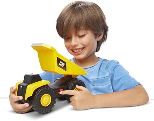 CAT Construction Toys Dump Truck 10 Inch Realistic Lights Sounds