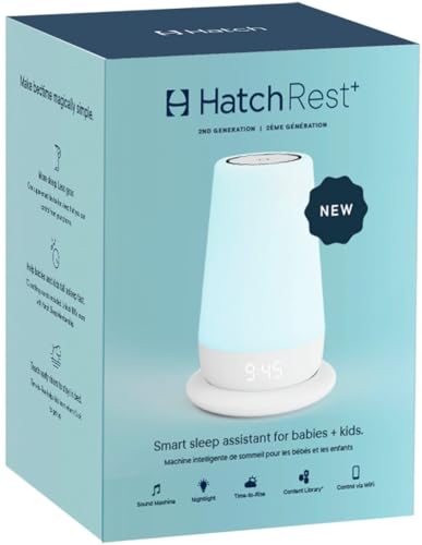 Hatch Rest Sound Machine with Night Light and Alarm Clock