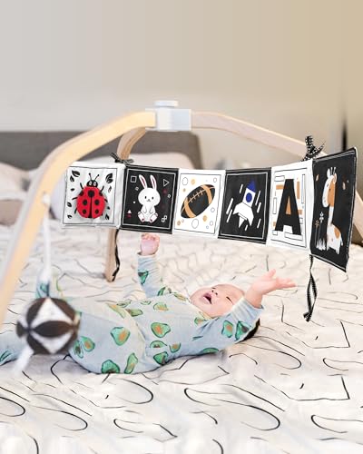 Infinno High Contrast Black and White Baby Mirror Toy