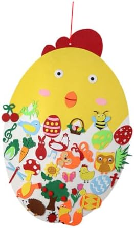 Easter Chick Felt Hanging Ornament for Kids DIY Craft