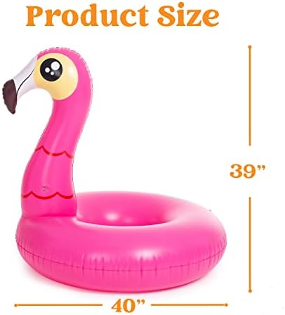 JOYIN 2 Pack Flamingo Unicorn Pool Float