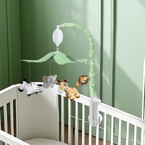 Feisike Jungle Safari Baby Crib Mobile with 35 Lullabies and 3 Modes