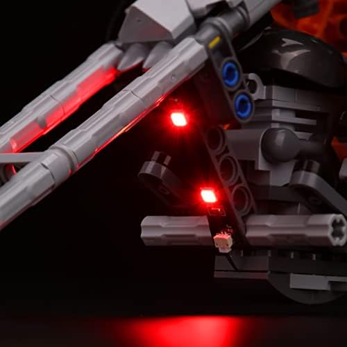 LED Lighting for LEGO Ghost Rider Mech Bike 76245