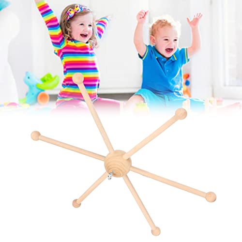 Wooden Mobile Frame Kit for Baby Crib and Wind Chimes