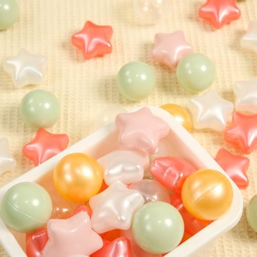 TRENDPLAY Star Ball Pit Balls 200 for Toddlers