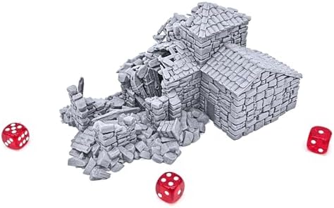 EnderToys Ruined French Mausoleum 3D Printed Terrain
