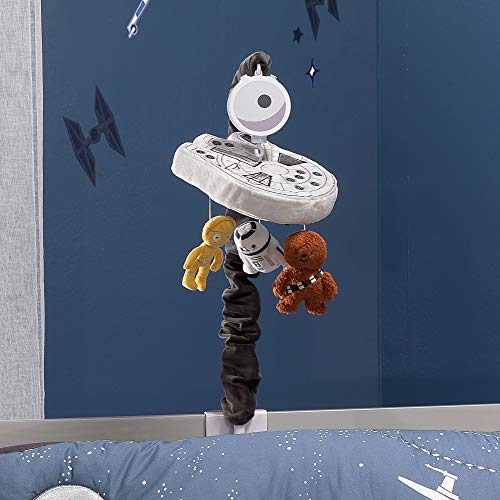 Lambs Ivy Star Wars Millennium Falcon Musical Crib Mobile
