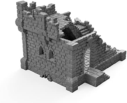 3DEGOS Modular Ruined Set for DND and RPG