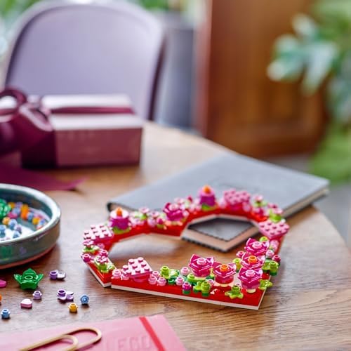 LEGO Heart Ornament Building Toy Set for Kids Ages 9