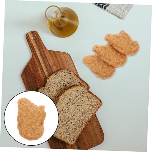 3pcs Lifelike PVC Chicken Models Realistic Food Props