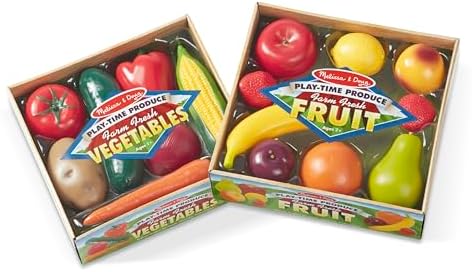 Melissa Doug Play Food Set 16 Pieces