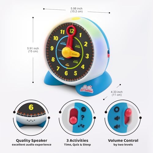 BEST LEARNING Learning Clock for Kids Ages 3-6