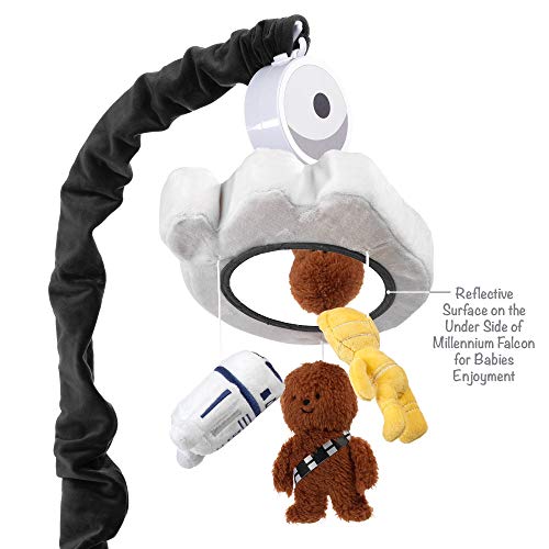 Lambs Ivy Star Wars Millennium Falcon Musical Crib Mobile